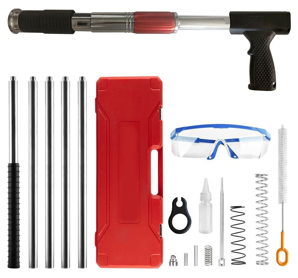 Red heavy-duty powder-actuated tool